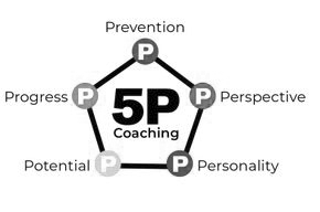 5P = Prevention, Perspective, Personality, Potential, Progress